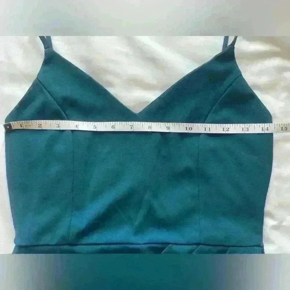 Lulus Forever Your Girl Bodycon Dress Teal Women's Medium - Picture 11 of 15